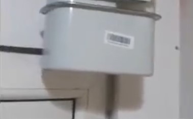 "Correctly" mounted gas contor