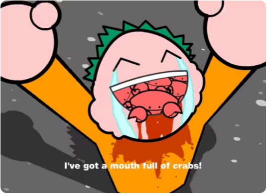 i got a big bag of crabs here